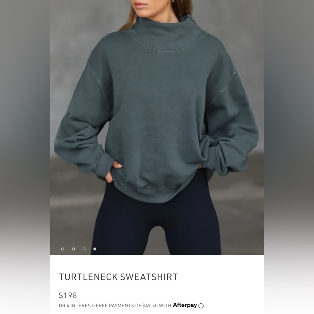 JOAH BROWN TURTLENECK SWEATSHIRT